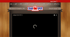 Desktop Screenshot of crabspotonline.com